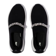 FITFLOP F-Mode Flow Pearls-&-Crystal Knit Slip-On Sneakers (Women)
