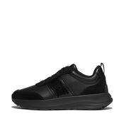 FITFLOP F-Mode Flow Sequin Suede/Leather Flatform Sneakers (Women)