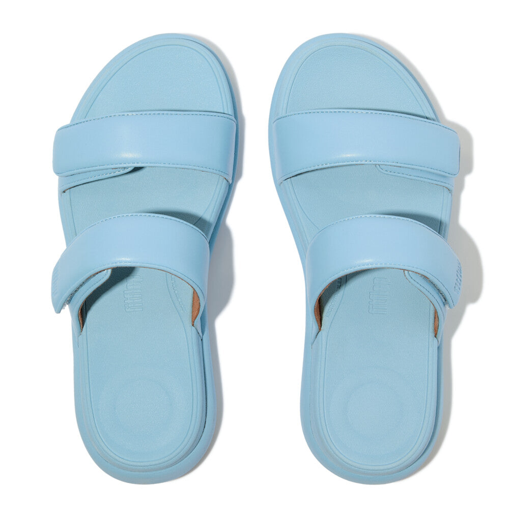 FITFLOP F-MODE GO ADJUSTABLE FLATFORM TWO-BAR SLIDES (Women)