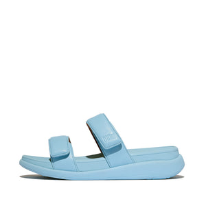 FITFLOP F-MODE GO ADJUSTABLE FLATFORM TWO-BAR SLIDES (Women)