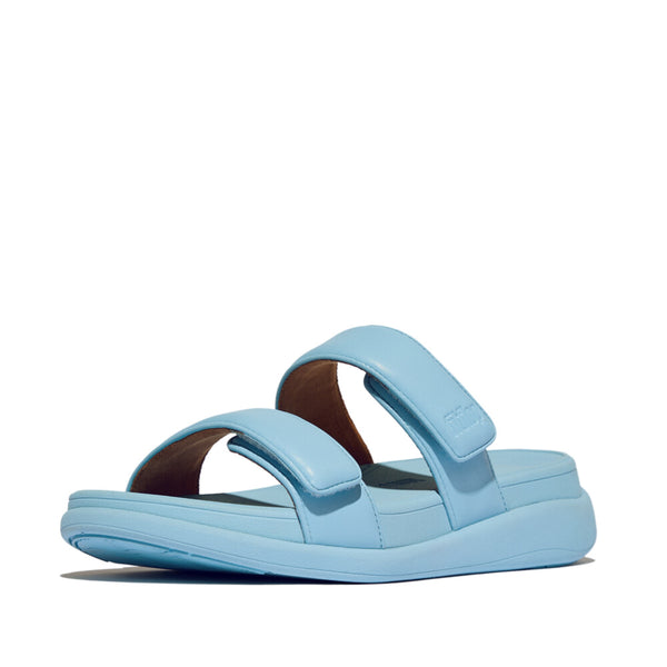 FITFLOP F-MODE GO ADJUSTABLE FLATFORM TWO-BAR SLIDES (Women)