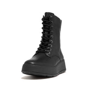 FITFLOP F-Mode Leather Lace-Up Flatform Ankle Boots (Women)