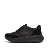 FITFLOP F-Mode Leather/Suede Flatform Sneakers (Women)