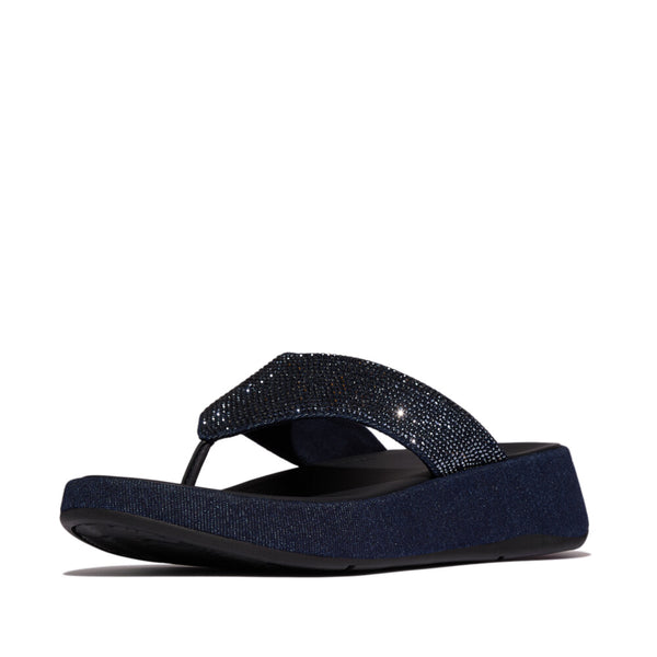 FITFLOP F-Mode Toe Post - Denim And Hotfix (Women)