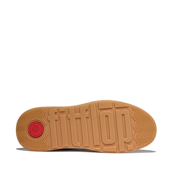FITFLOP F-MODE TUMBLED-LEATHER LACELESS SNEAKERS (Women)
