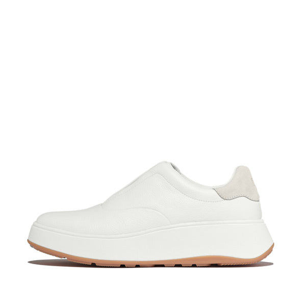 FITFLOP F-MODE TUMBLED-LEATHER LACELESS SNEAKERS (Women)