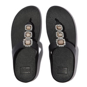 FITFLOP Fino Crystal-Jewel Toe-Post Sandals (Women)