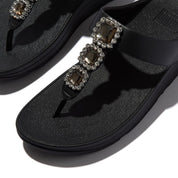FITFLOP Fino Crystal-Jewel Toe-Post Sandals (Women)