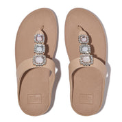 FITFLOP Fino Crystal-Jewel Toe-Post Sandals (Women)
