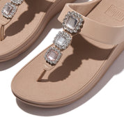 FITFLOP Fino Crystal-Jewel Toe-Post Sandals (Women)