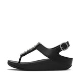 FITFLOP Fino Pearls and Crystal B/Strap Toe-Post Sandals (Women)