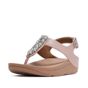 FITFLOP Fino Pearls and Crystal B/Strap Toe-Post Sandals (Women)