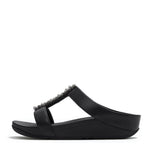 FITFLOP Fino Pearls and Crystal H-Bar Slides (Women)