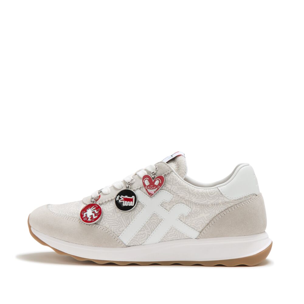 FITFLOP FITFLOP X KEITH HARING RETRO-Q FF CHARM TRAINERS (Women)
