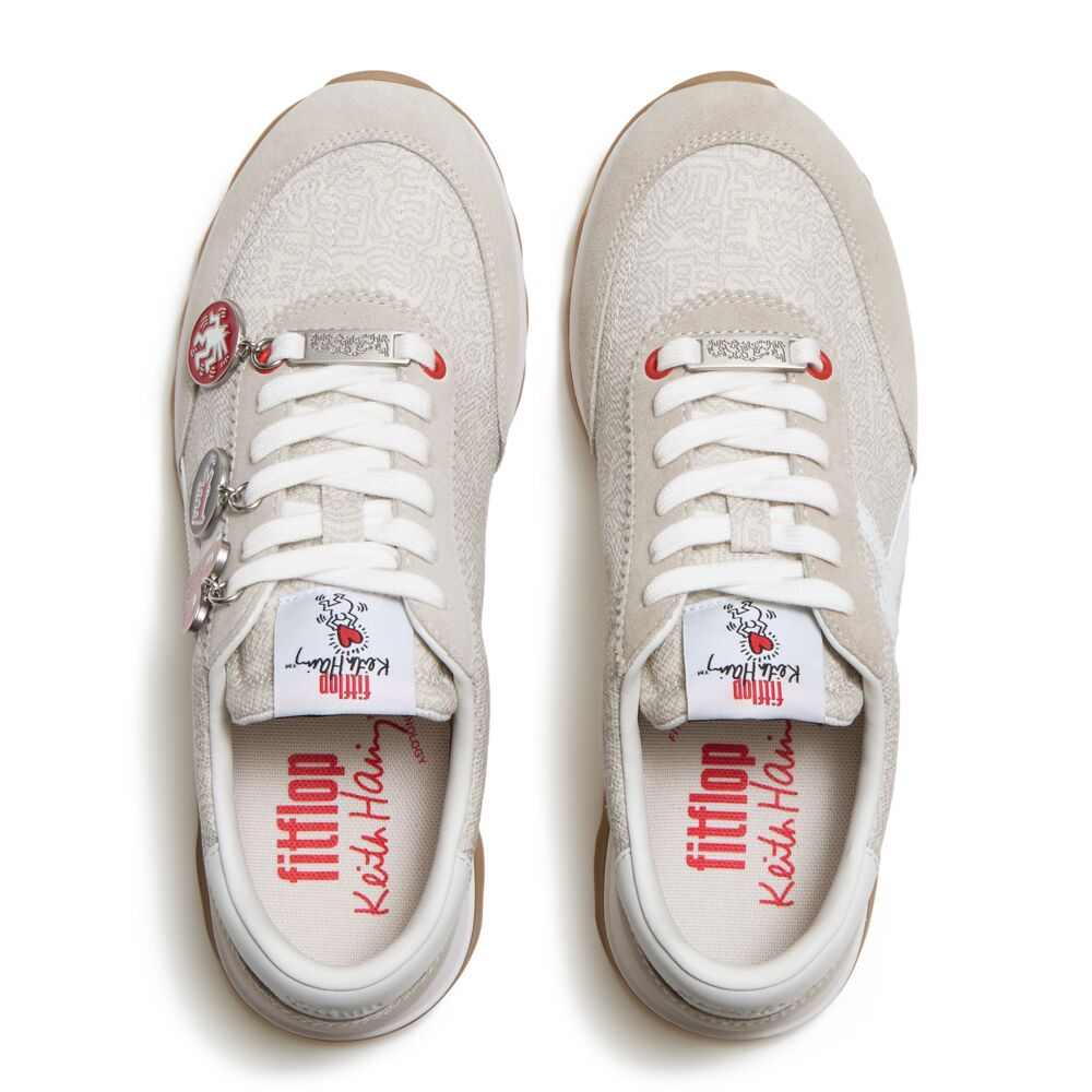 FITFLOP FITFLOP X KEITH HARING RETRO-Q FF CHARM TRAINERS (Women)
