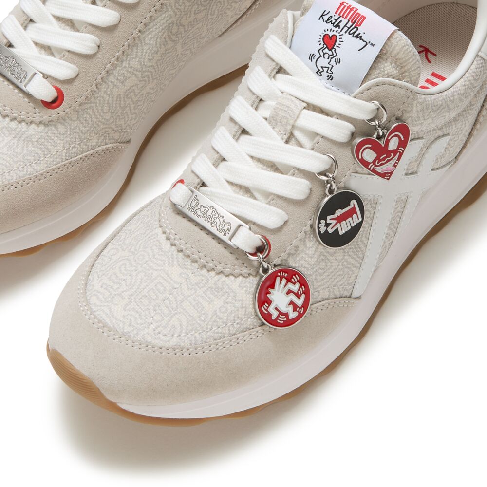 FITFLOP FITFLOP X KEITH HARING RETRO-Q FF CHARM TRAINERS (Women)