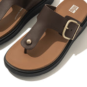 FITFLOP Gen-FF Buckle Leather Toe-Post Sandals (Women)