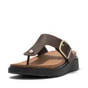 FITFLOP Gen-FF Buckle Leather Toe-Post Sandals (Women)