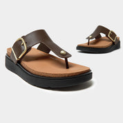FITFLOP Gen-FF Buckle Leather Toe-Post Sandals (Women)