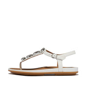 FITFLOP Gracie Ultra-Jewel Leather T-Bar Sandals (Women)