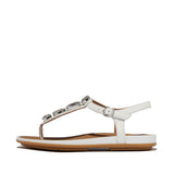 FITFLOP Gracie Ultra-Jewel Leather T-Bar Sandals (Women)
