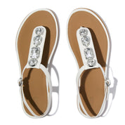 FITFLOP Gracie Ultra-Jewel Leather T-Bar Sandals (Women)