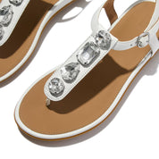 FITFLOP Gracie Ultra-Jewel Leather T-Bar Sandals (Women)