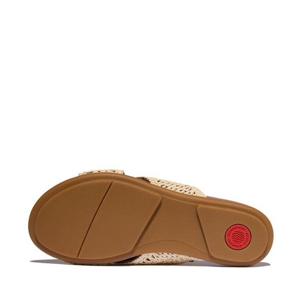 FITFLOP GRACIE WOVEN CROSS SLIDES (Women)