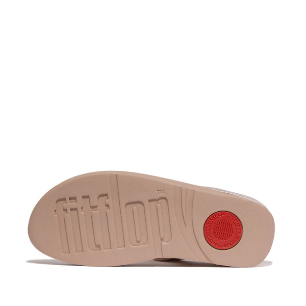 HALO BEAD-CIRCLE METALLIC TOE-POST SANDALS