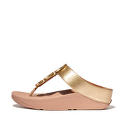 FITFLOP Halo Metallic-Trim Toe-Post Sandals (Women)
