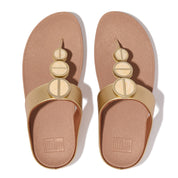 FITFLOP Halo Metallic-Trim Toe-Post Sandals (Women)