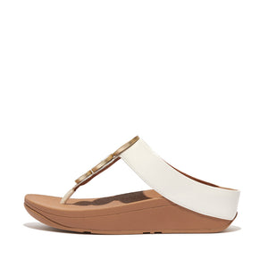 FITFLOP HALO METALLIC-TRIM TOE-POST SANDALS (Women)