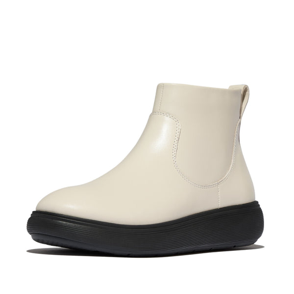 FITFLOP iQ-COMFF LEATHER ZIP ANKLE BOOTS (Women)