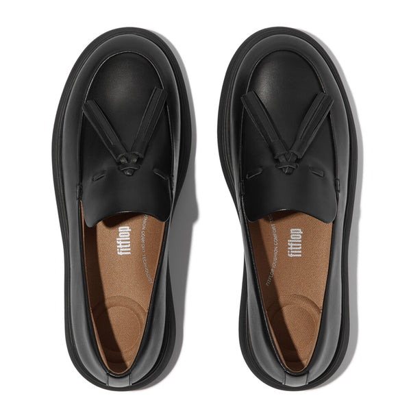 FITFLOP iQ-Comff Tassel Leather Loafers (Women)