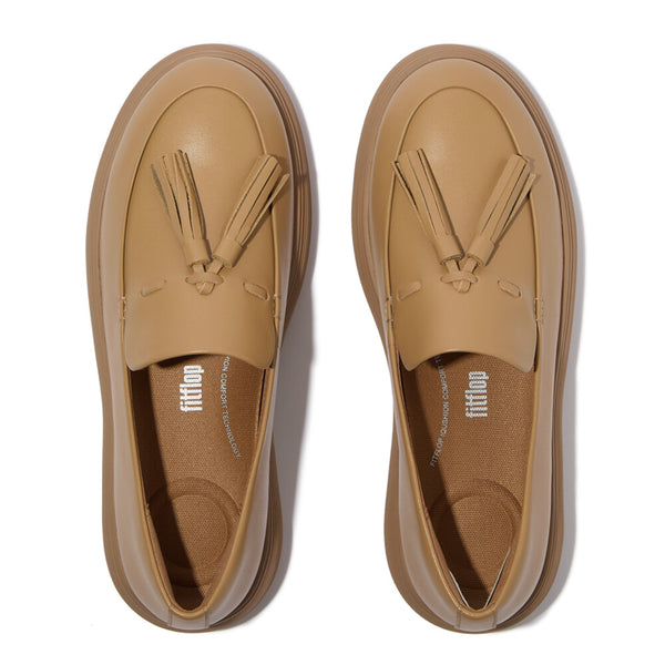 FITFLOP IQ-Comff Tassel Leather Loafers (Women)