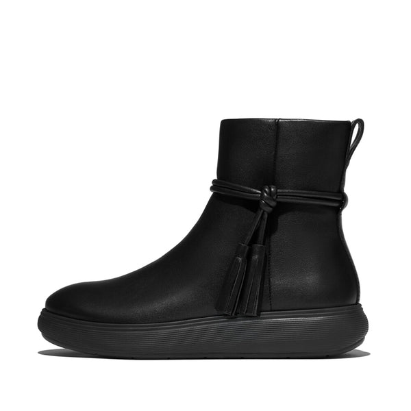 FITFLOP iQ-COMFF TASSEL LEATHER SHORT BOOTS (Women)