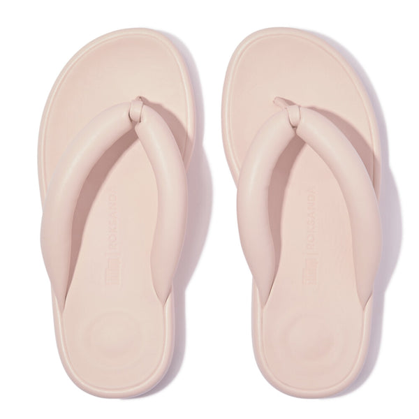 FitFlop - iQUSHION D-LUXE X ROKSANDA PAD. LEATHER FLIP-FLOPS