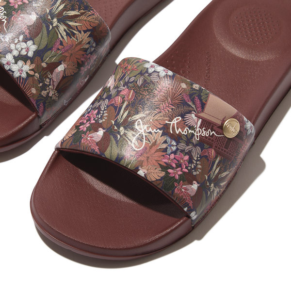 Fitflop iQUSHION X JIM THOMPSON WATER-RESISTANT SLIDES (WOMEN)