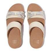FITFLOP Lulu Glitz-Bow Leather Slides(Women)