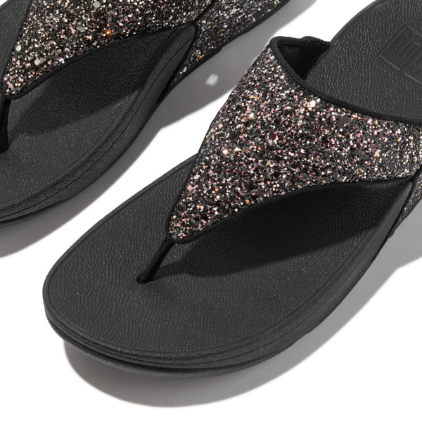 FITFLOP LULU MULTI-TONAL GLITTER TOE-POST SANDALS (Women)