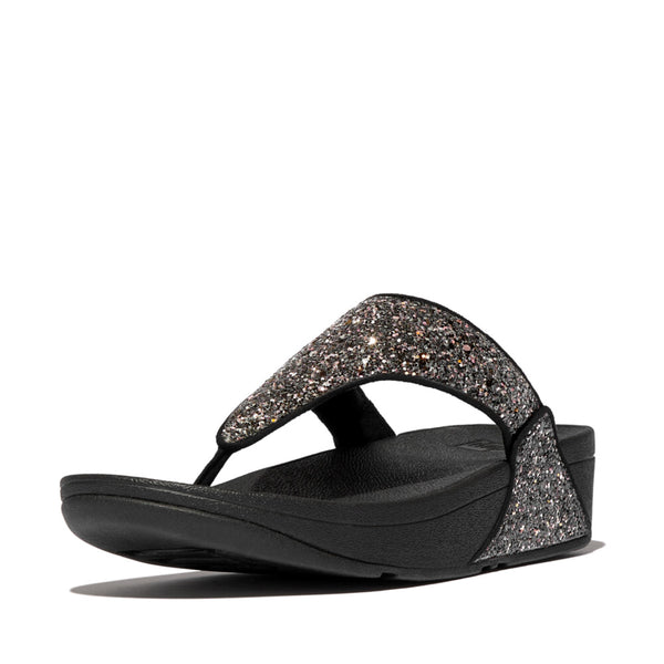FITFLOP LULU MULTI-TONAL GLITTER TOE-POST SANDALS (Women)