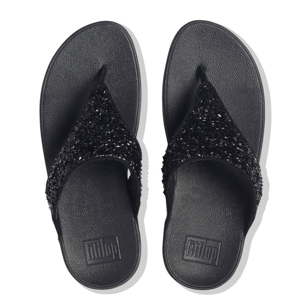 FITFLOP LULU SHIMMERFOIL TOE-THONGS (Women)