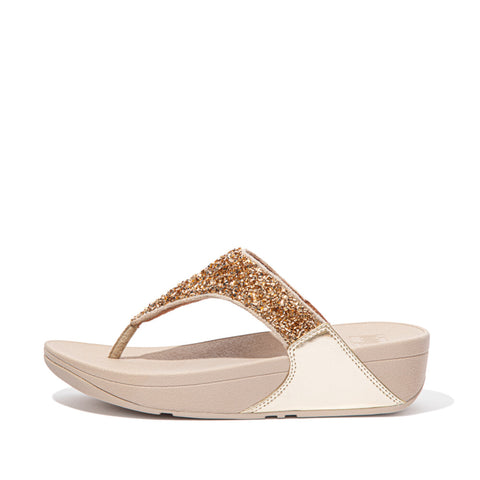FITFLOP LULU SHIMMERFOIL TOE-THONGS (Women)
