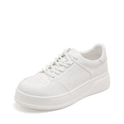 MILLIE'S White Strappy Leather Women's Casual Shoes (Women)