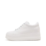 MILLIE'S Off-White Leather Casual Shoes (Women)