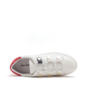 JIPI JAPA Leather Casual Shoes (Red/Blue) (Women)