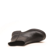 MILLIE'S Black Cowhide Leather Boots (Women)