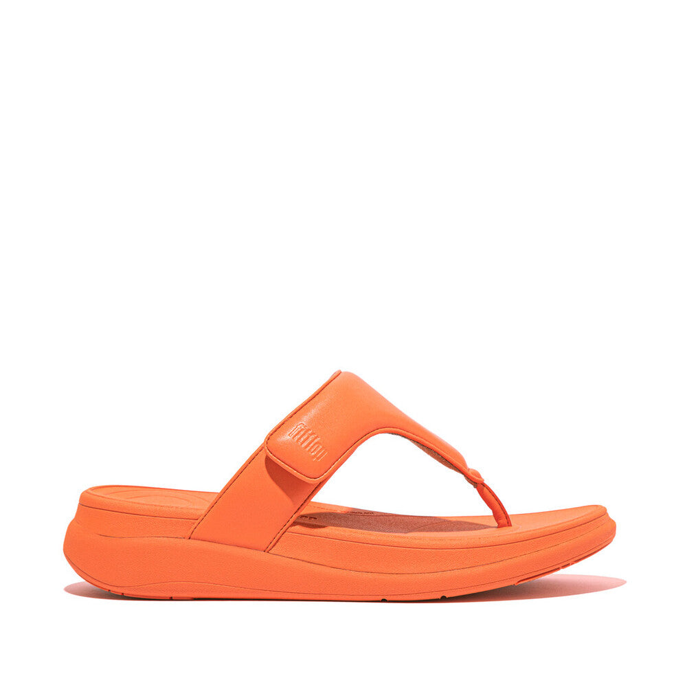 FITFLOP F-MODE GO ADJUSTABLE FLATFORM TOE-POST SANDALS (Women)