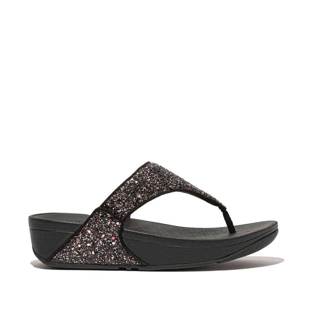 FITFLOP LULU MULTI-TONAL GLITTER TOE-POST SANDALS (Women)