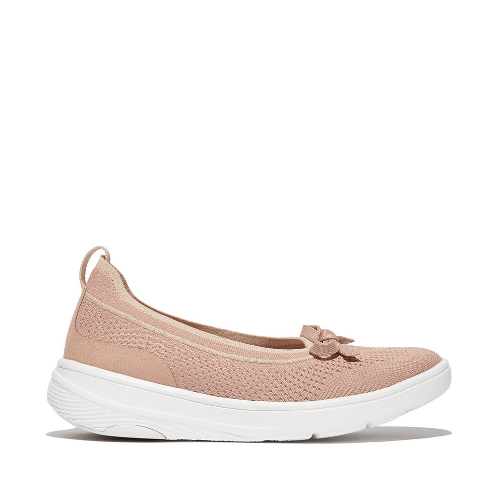 FITFLOP Super-Q Bow Knit Ballet Flats (Women)